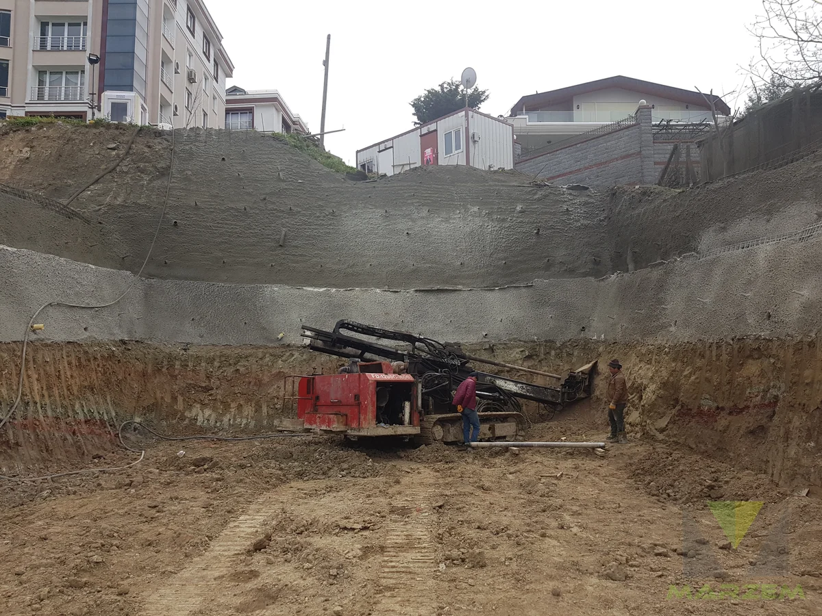 Shotcrete İksa Perdesi